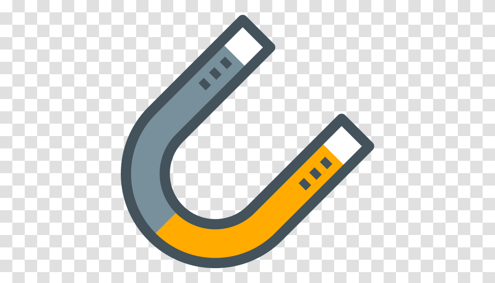 Magnet Magnetic Magnetism Attraction Icon With And Vector, Tape, Horseshoe, Hook Transparent Png