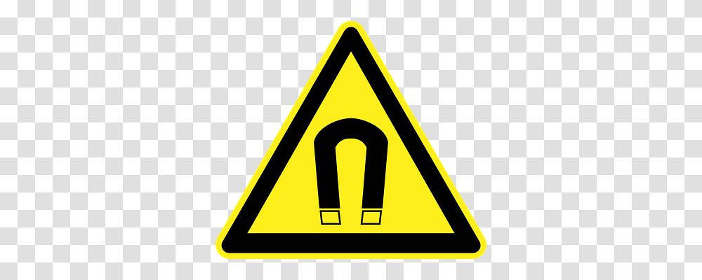 Magnetic Field Symbol, Triangle, Sign, Road Sign Transparent Png