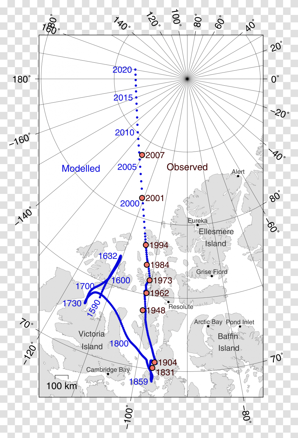 Magnetic North Pole Movement, Plot, Diagram, Map, Vegetation Transparent Png