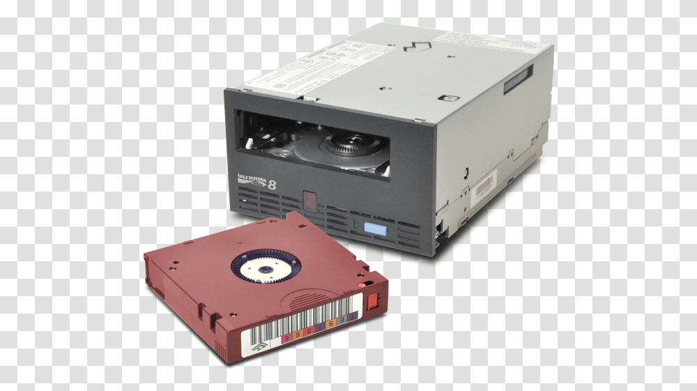 Magnetic Tape Storage Device, Electronics, Tape Player, Computer, Hardware Transparent Png