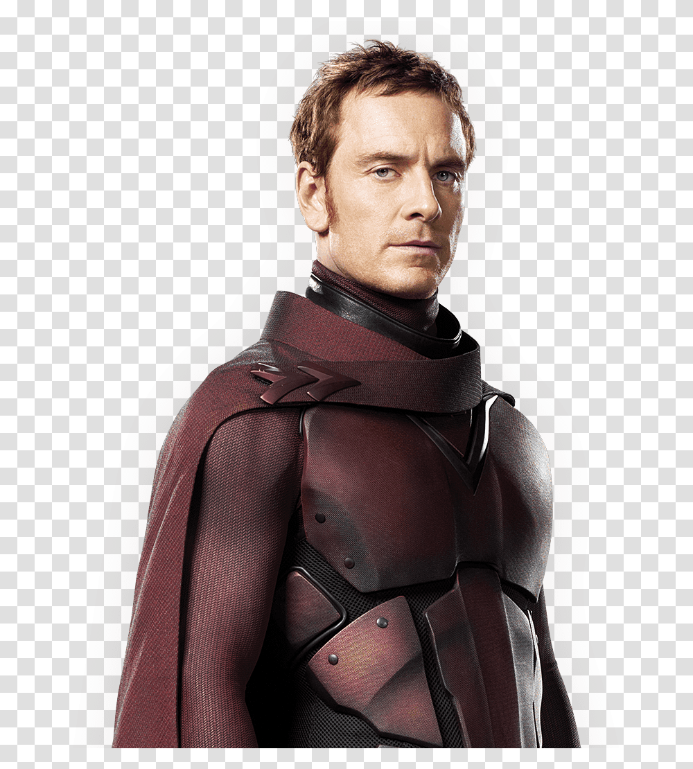 Magneto Clipart Magneto Michael Fassbender Costume, Person, Head, Overcoat Transparent Png
