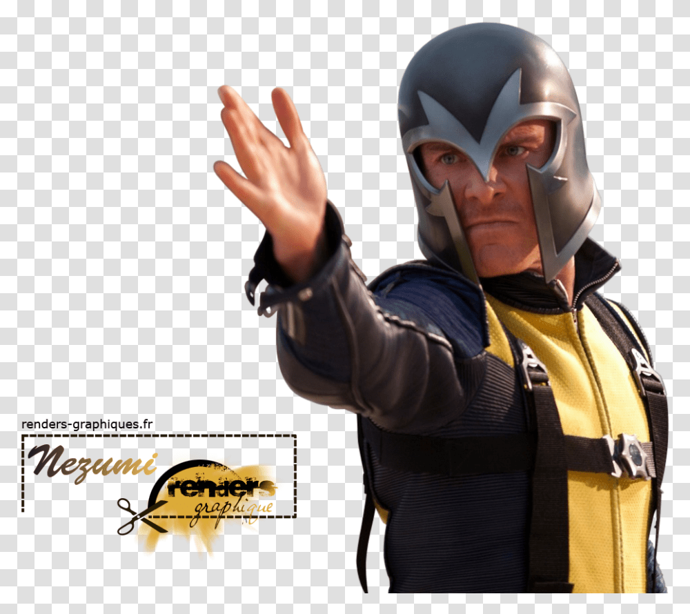 Magneto X Men Origin, Helmet, Person, Hand Transparent Png