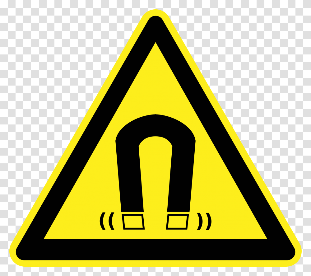 Magnets Warning Symbol Icons, Sign, Triangle, Road Sign Transparent Png