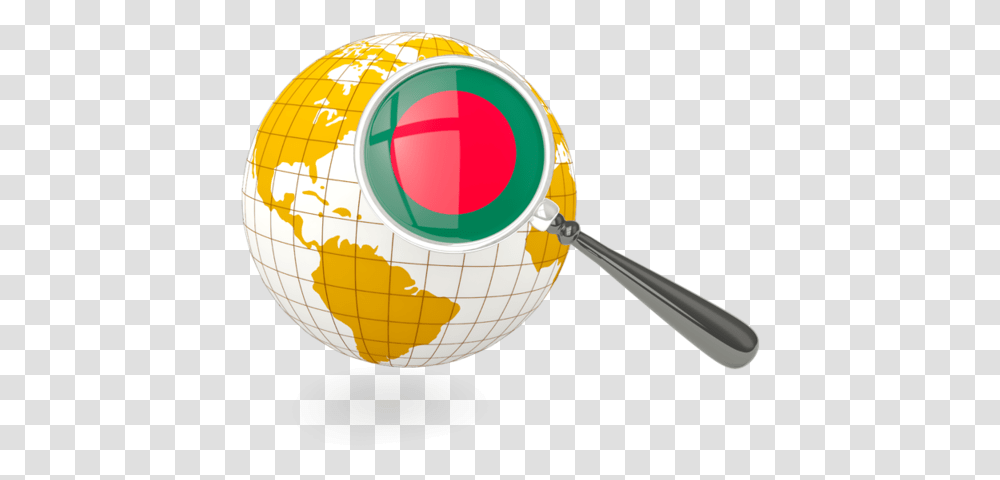 Magnified Flag With Globe Belgium On A Globe, Planet, Outer Space, Astronomy, Universe Transparent Png