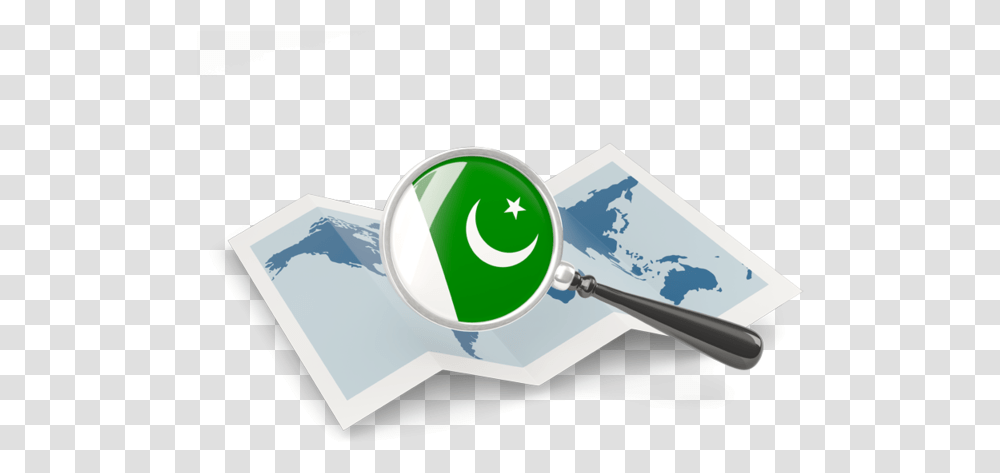 Magnified Flag With Map Libya Map With Flag, Magnifying, Hardhat Transparent Png