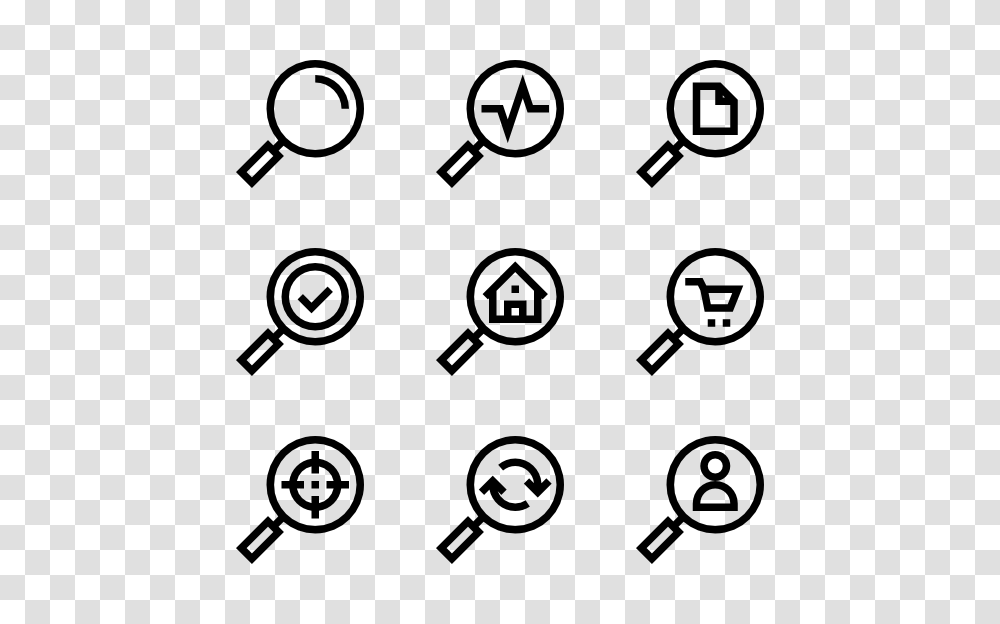 Magnifying Glass Icons, Gray, World Of Warcraft Transparent Png