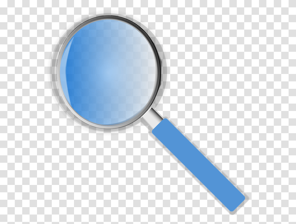 Magnifying Glass Lens Loupe Close Up Zoom Examine Lens Cartoon, Scissors, Blade, Weapon, Weaponry Transparent Png