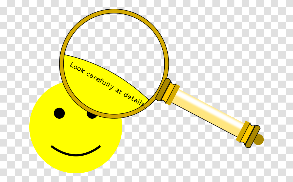 Magnifying Glass Look Carefully Clip Art, Hammer, Tool Transparent Png