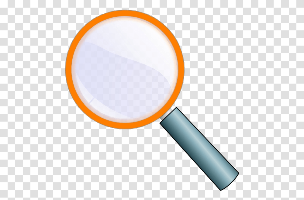 Magnifying Glass Orange Clipart Glass Clipart Magnifying Glass, Tape Transparent Png