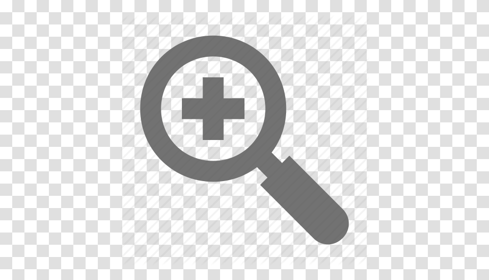 Magnifying Glass Plus Sign Search Zoom In Zooming Icon Transparent Png