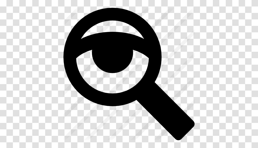 Magnifying Glass With Eye, Gray, World Of Warcraft Transparent Png