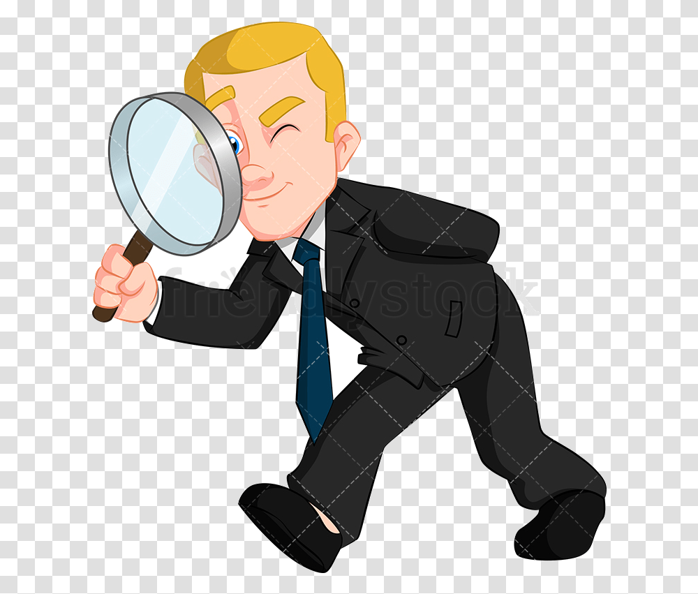 Magnifying Glass With Person, Human Transparent Png