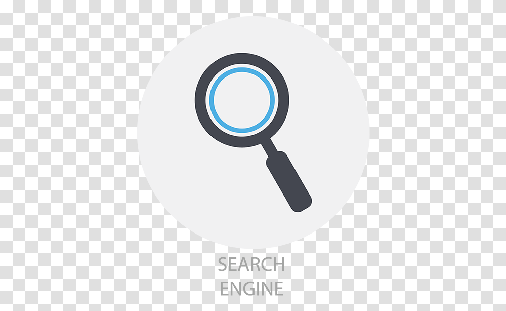 Magnifying Glass With Words Search Engine Circle Transparent Png