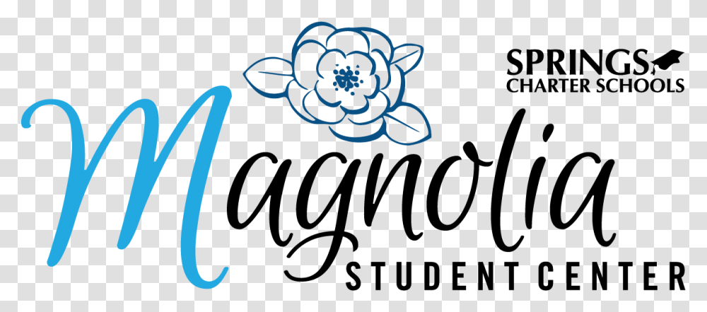 Magnolia Logo Calligraphy, Floral Design Transparent Png