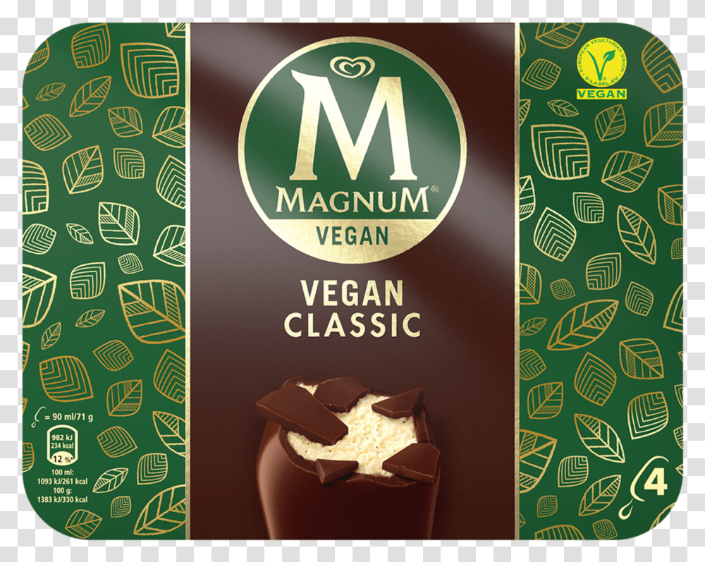 Magnum Dairy Free Ice Cream, Poster, Advertisement, Flyer, Paper Transparent Png