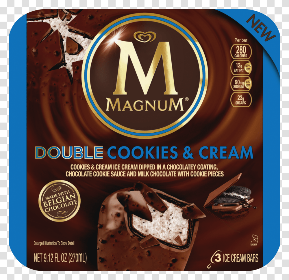 Magnum Ice Cream Cherry, Advertisement, Poster, Flyer, Paper Transparent Png