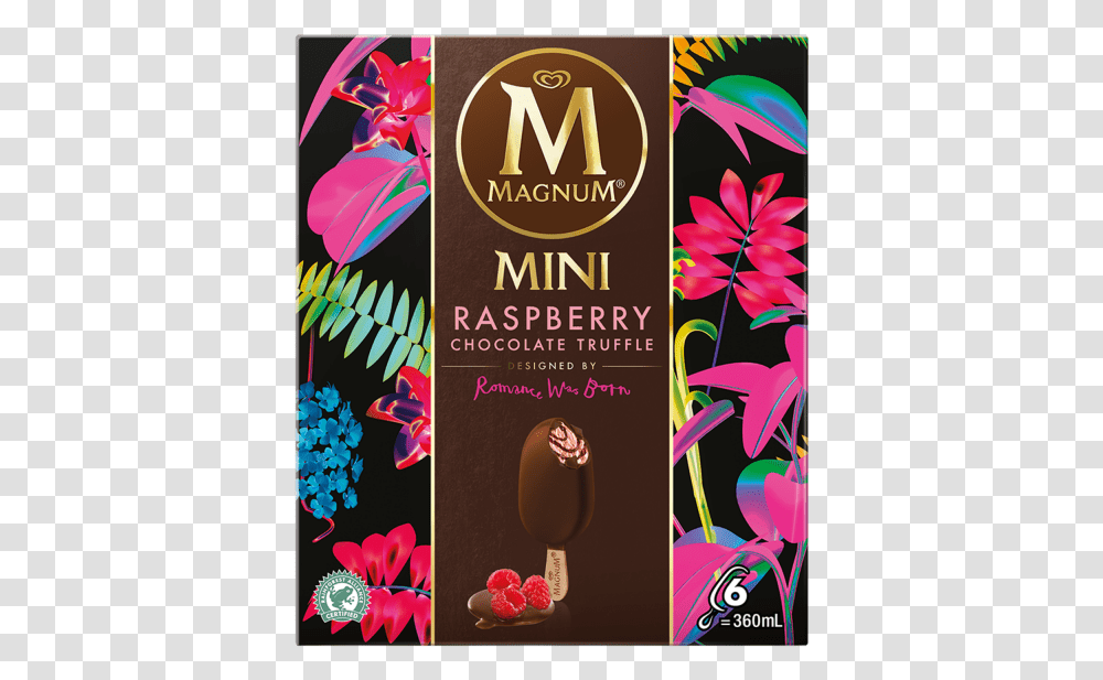 Magnum Minis Raspberry Chocolate Truffle Magnum Mini Raspberry Chocolate Truffle, Poster, Advertisement, Flyer, Paper Transparent Png