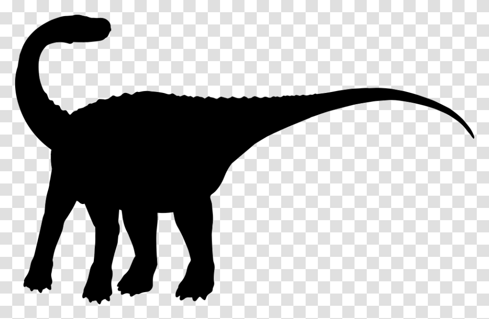 Magyarosaurus Dinosaur Shape Dinosaur Shape, Silhouette, Stencil, Animal, Reptile Transparent Png