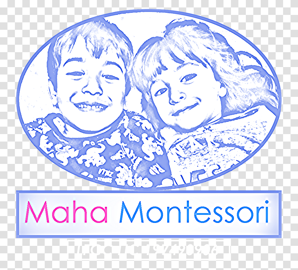 Maha Montessori Logo Circle, Person, Poster, Advertisement Transparent Png