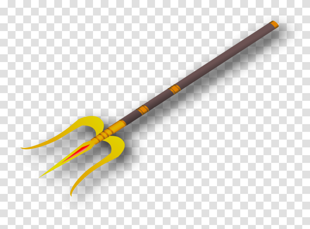 Mahadeva Trident Drawing Download Trishula, Spear, Weapon, Weaponry, Emblem Transparent Png