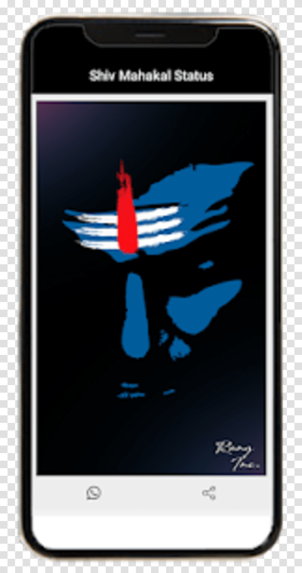 Mahakal Status Mahadev Wallpaper Shiva Status Mahadev Blue Red Tilak, Mobile Phone, Electronics, Cell Phone, Iphone Transparent Png
