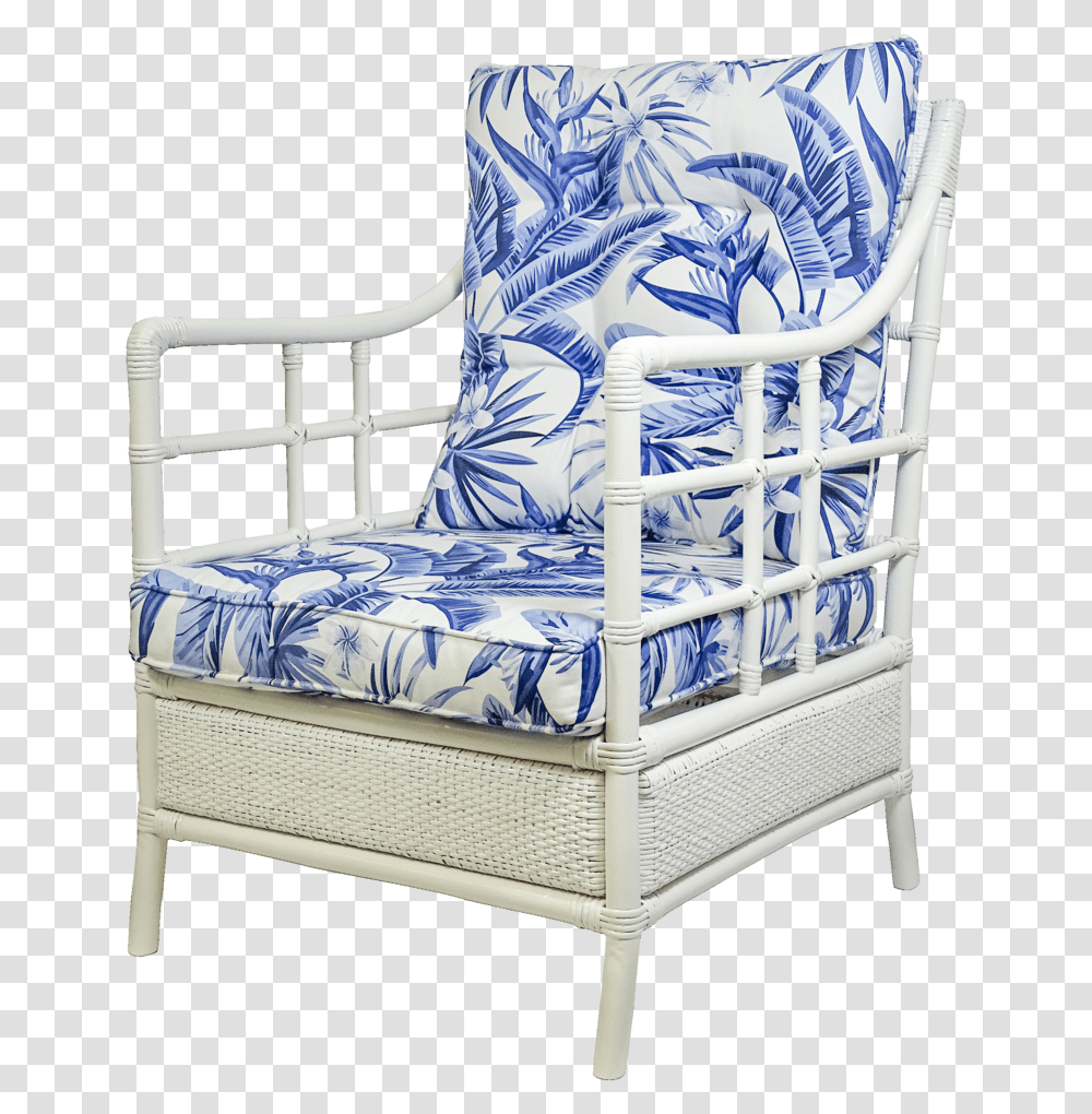 Mahana Lounge Chair White Club Chair, Furniture, Crib, Armchair, Bed Transparent Png