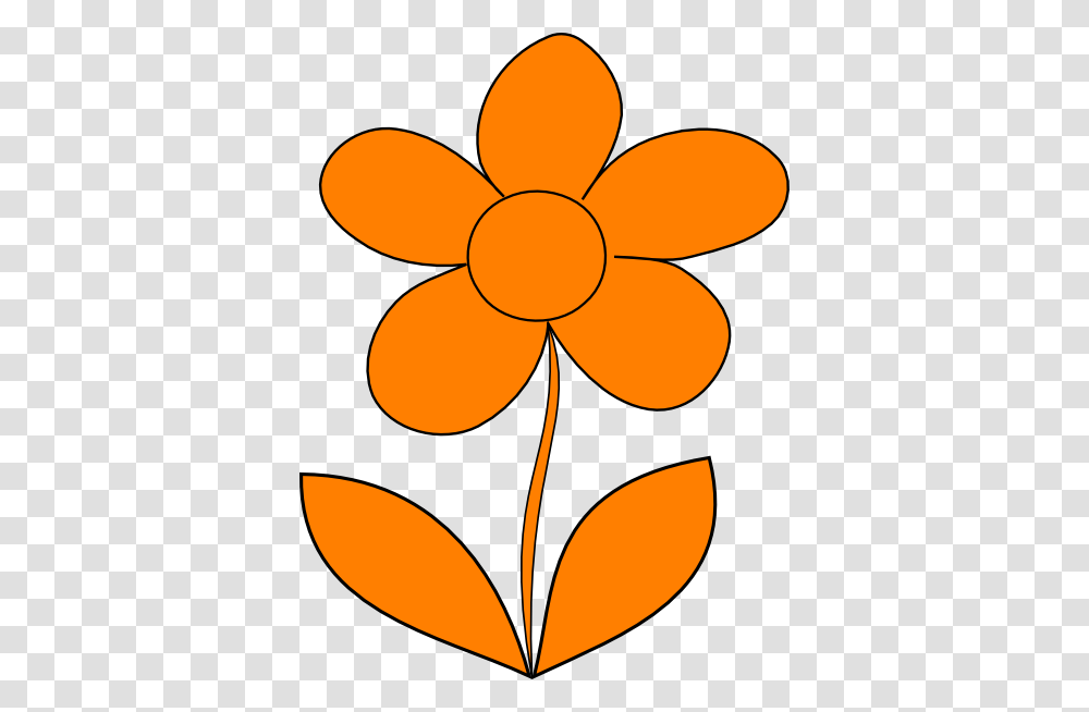 Mahes Orange Flower Large Size, Floral Design, Pattern Transparent Png