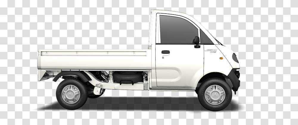 Mahindra Jeeto White Colour, Pickup Truck, Vehicle, Transportation, Wheel Transparent Png