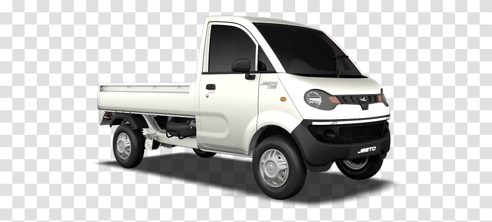 Mahindra Jeeto White Colour, Vehicle, Transportation, Pickup Truck, Van Transparent Png