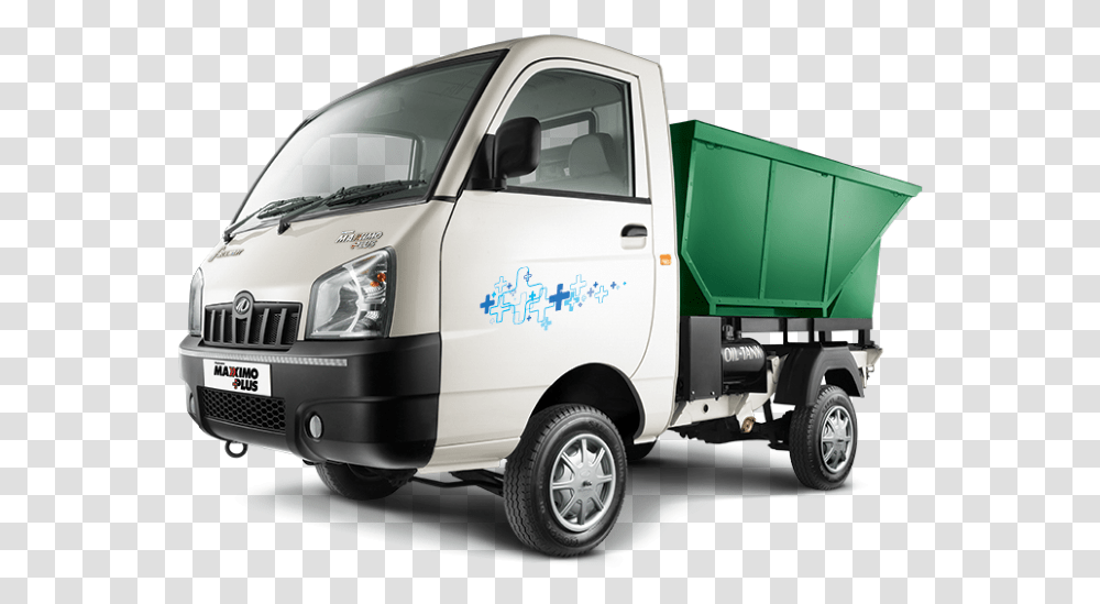 Mahindra Maxximo Hopper Pickup Truck, Vehicle, Transportation, Van, Moving Van Transparent Png