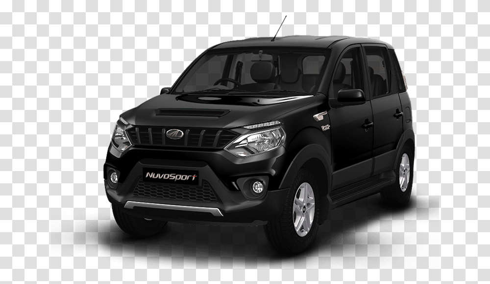 Mahindra Nuvosport Fiery Black Mahindra New Sports Car, Vehicle, Transportation, Automobile, Pickup Truck Transparent Png