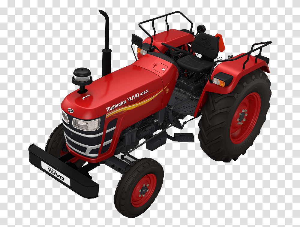 Mahindra Yuvo 575 Price, Lawn Mower, Tool, Tractor, Vehicle Transparent Png