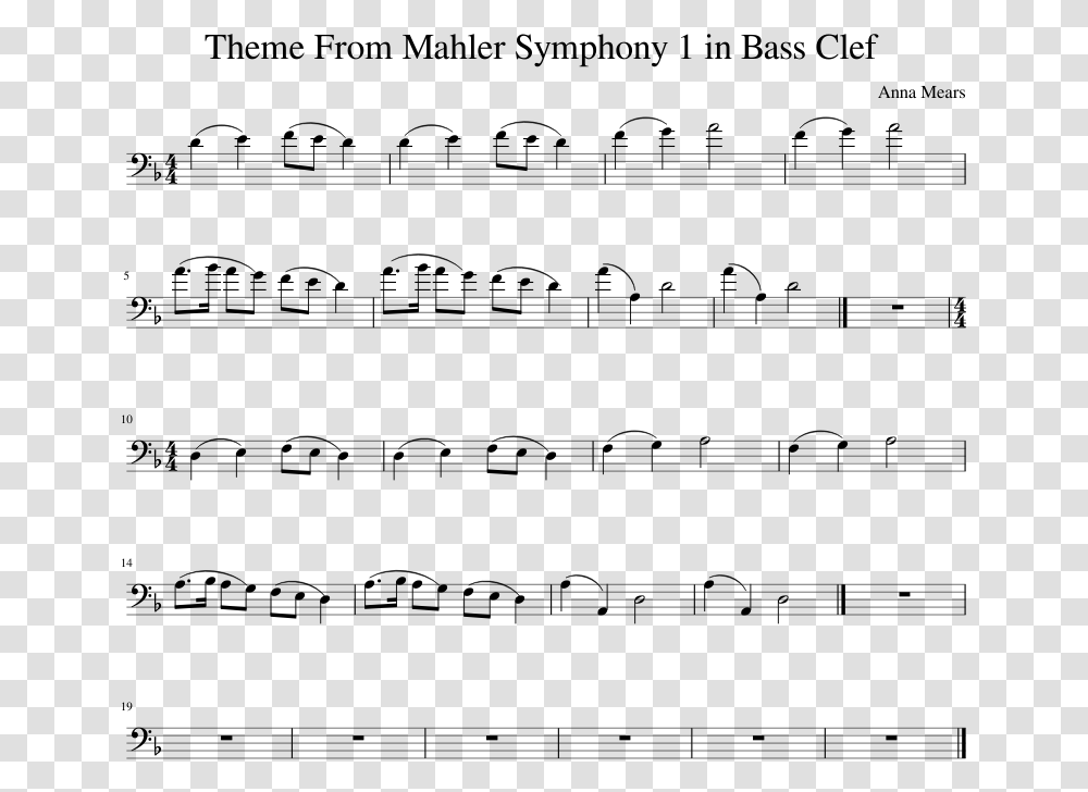 Mahler Symphony 1 Theme, Gray, World Of Warcraft Transparent Png