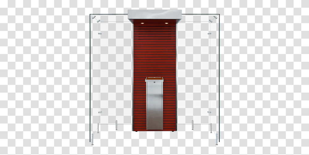 Mahogany And Metal Locker, Mailbox, Furniture, Elevator, Plan Transparent Png