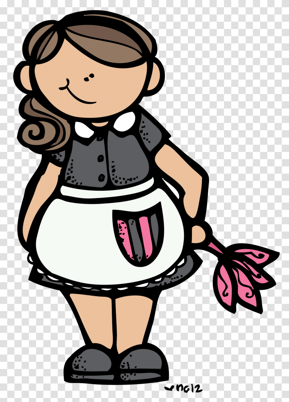 Maid Clip Art, Female, Outdoors, Girl Transparent Png