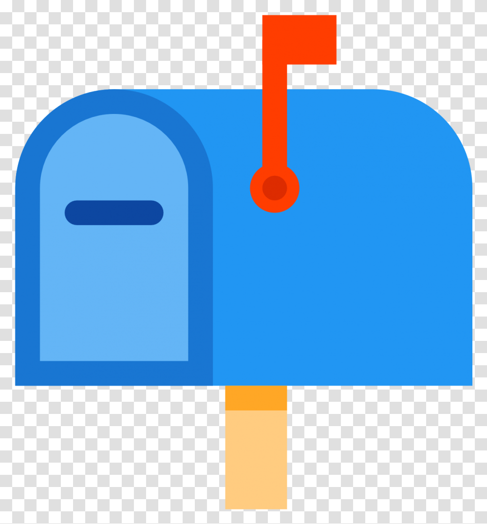 Mail Box Postal Icon Blue, Mailbox, Letterbox, Postbox, Public Mailbox Transparent Png