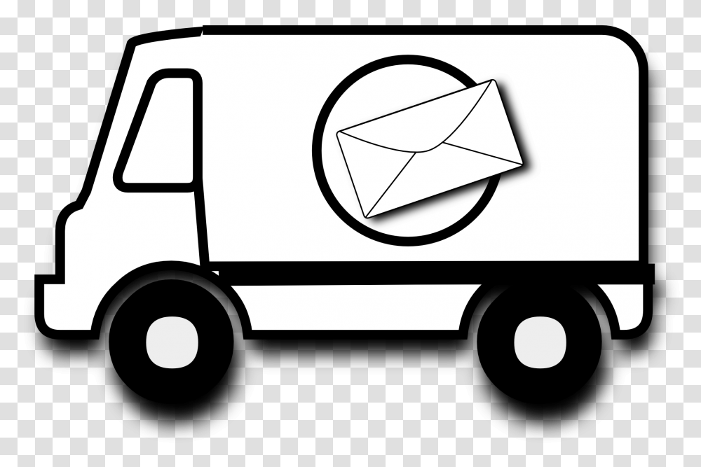 Mail Car Cliparts, Van, Vehicle, Transportation, Moving Van Transparent Png