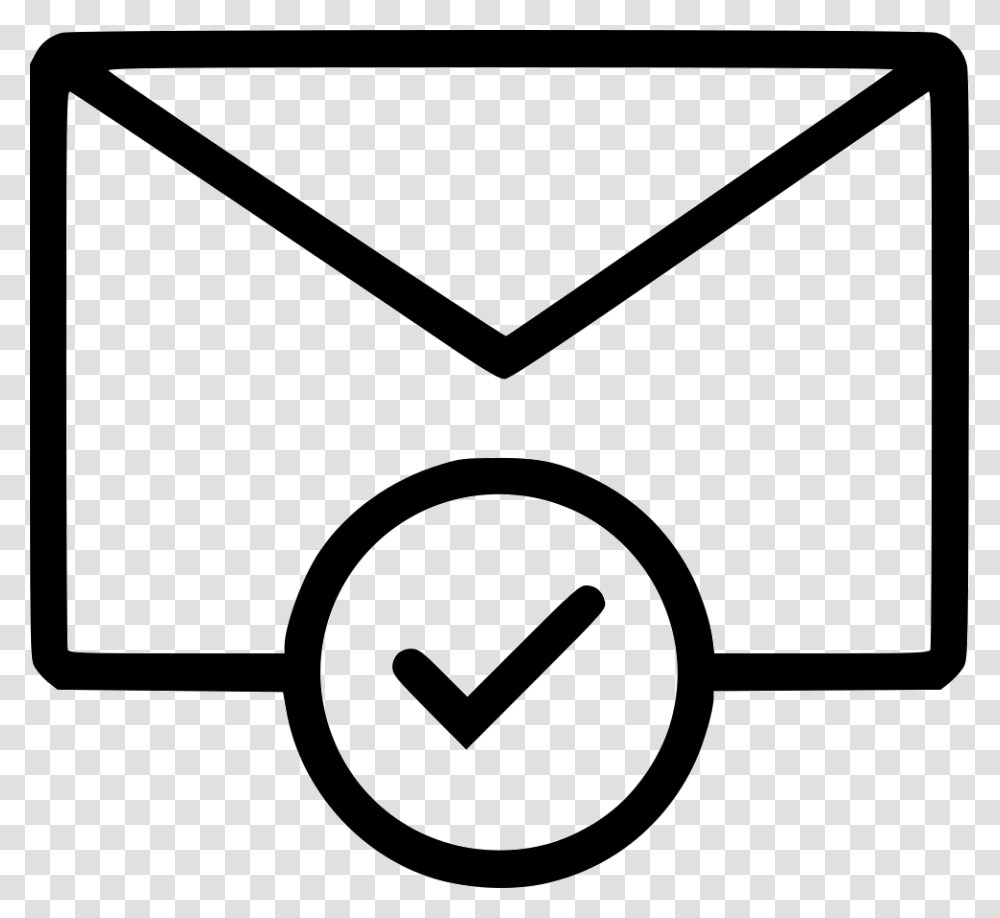 Mail Check Mail Check Icon, Envelope, Airmail Transparent Png