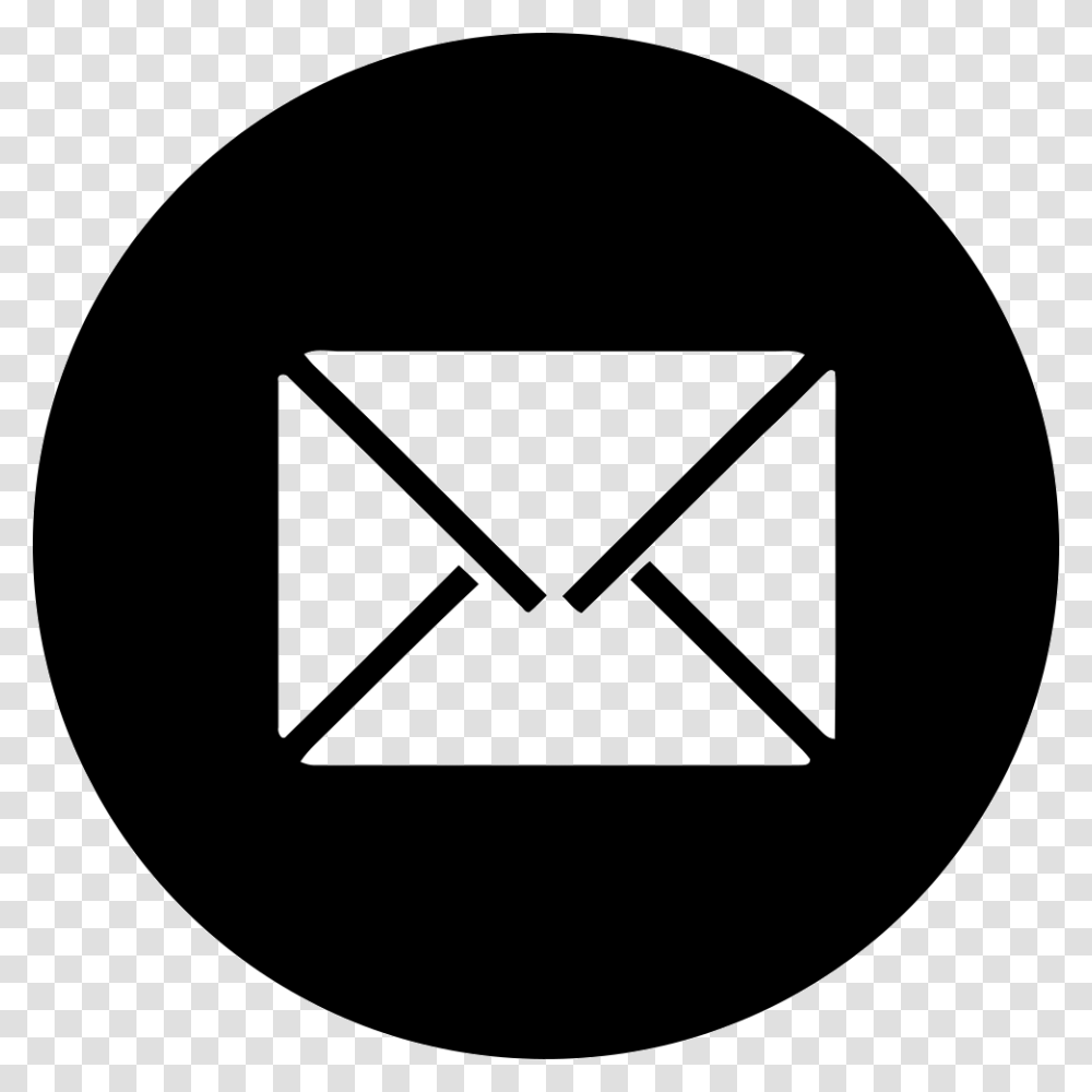 Mail Circle Svg Icon Free Download Email Icon Circle, Envelope, Baseball Cap, Hat Transparent Png