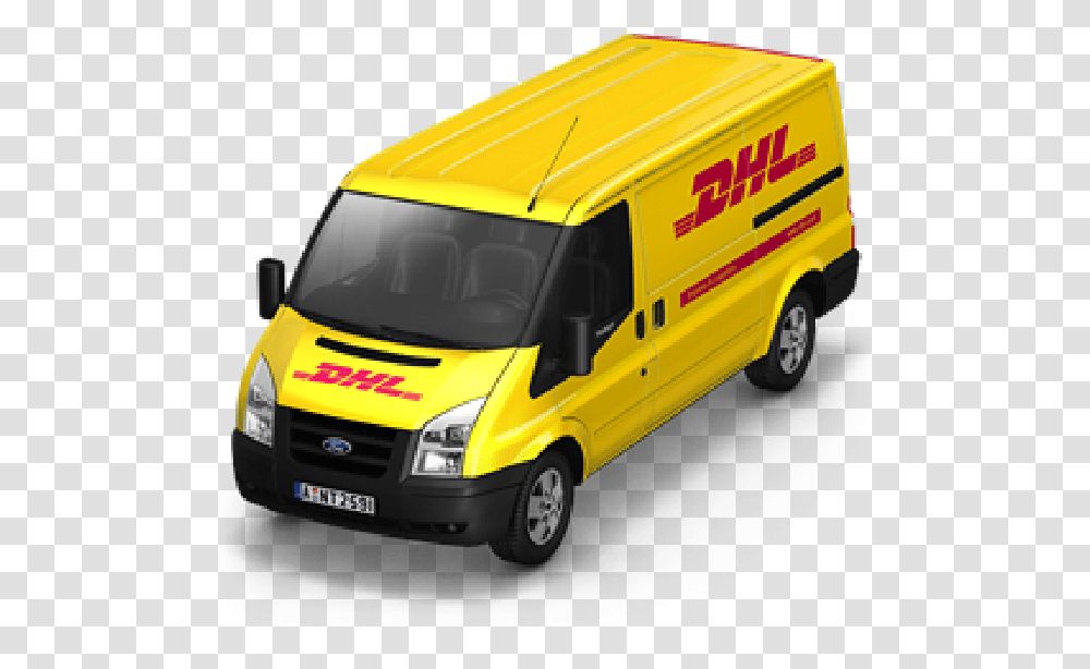 Mail Clipart Shipping Truck Carro Dhl, Van, Vehicle, Transportation, Ambulance Transparent Png