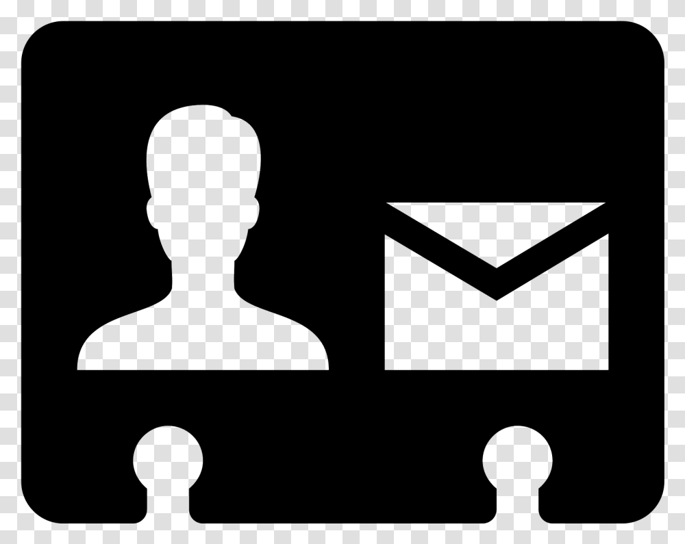Mail Contact Filled Icon Contact, Gray, World Of Warcraft Transparent Png