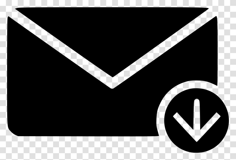 Mail Envelope Arrow Down Move Email, Airmail Transparent Png