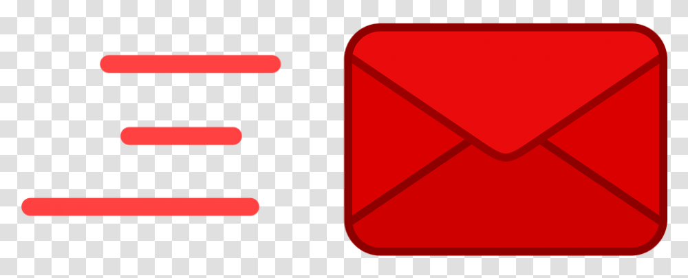 Mail Envelope Flat Design Red Fast Post Online Simbolo Email Rojo, Sports Car, Transportation Transparent Png