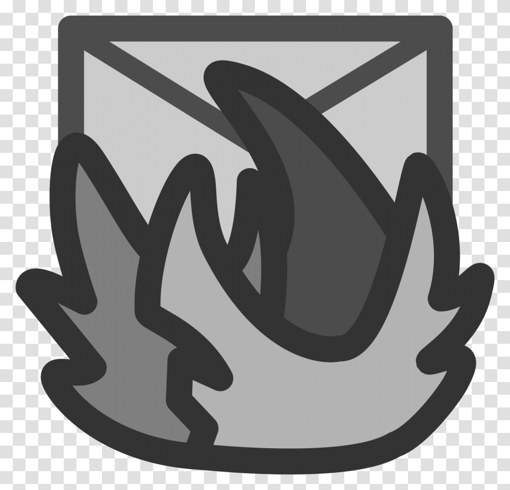 Mail Fire E Mail Icon Symbol Picpng Automotive Decal, Animal, Warthog, Wildlife, Mammal Transparent Png