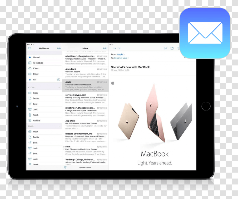 Mail Ipad Pro Email, Computer, Electronics, Tablet Computer, Phone Transparent Png