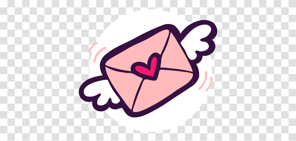 Mail Message Post Wings Valentine Girly, Heart, Baseball Cap, Hat, Clothing Transparent Png