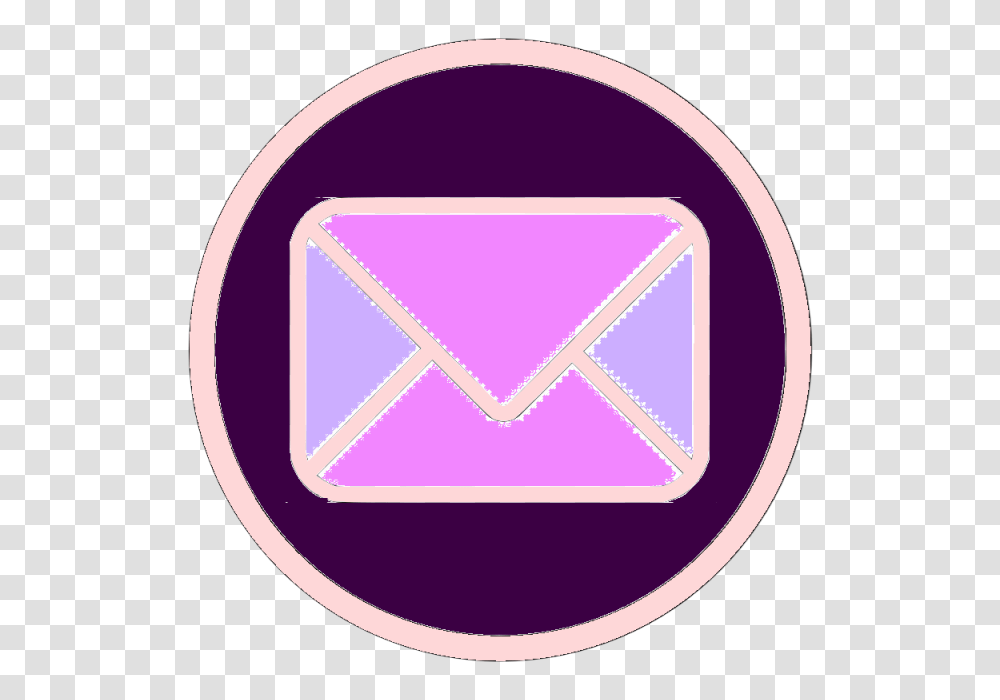 Mail Or Feedback Icon Mailbox Or Feedback Icon Pink Purple Icon, Envelope, Rug, Airmail Transparent Png
