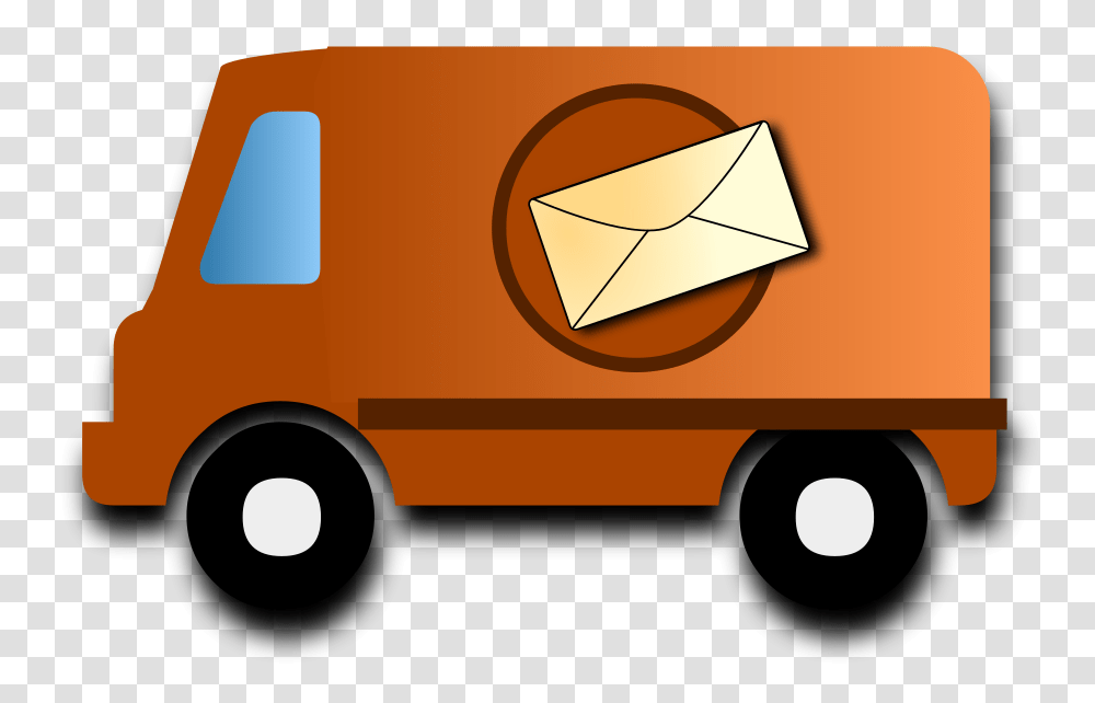 Mail Van Clip Arts For Web, Transportation, Vehicle, Fire Truck, Moving Van Transparent Png