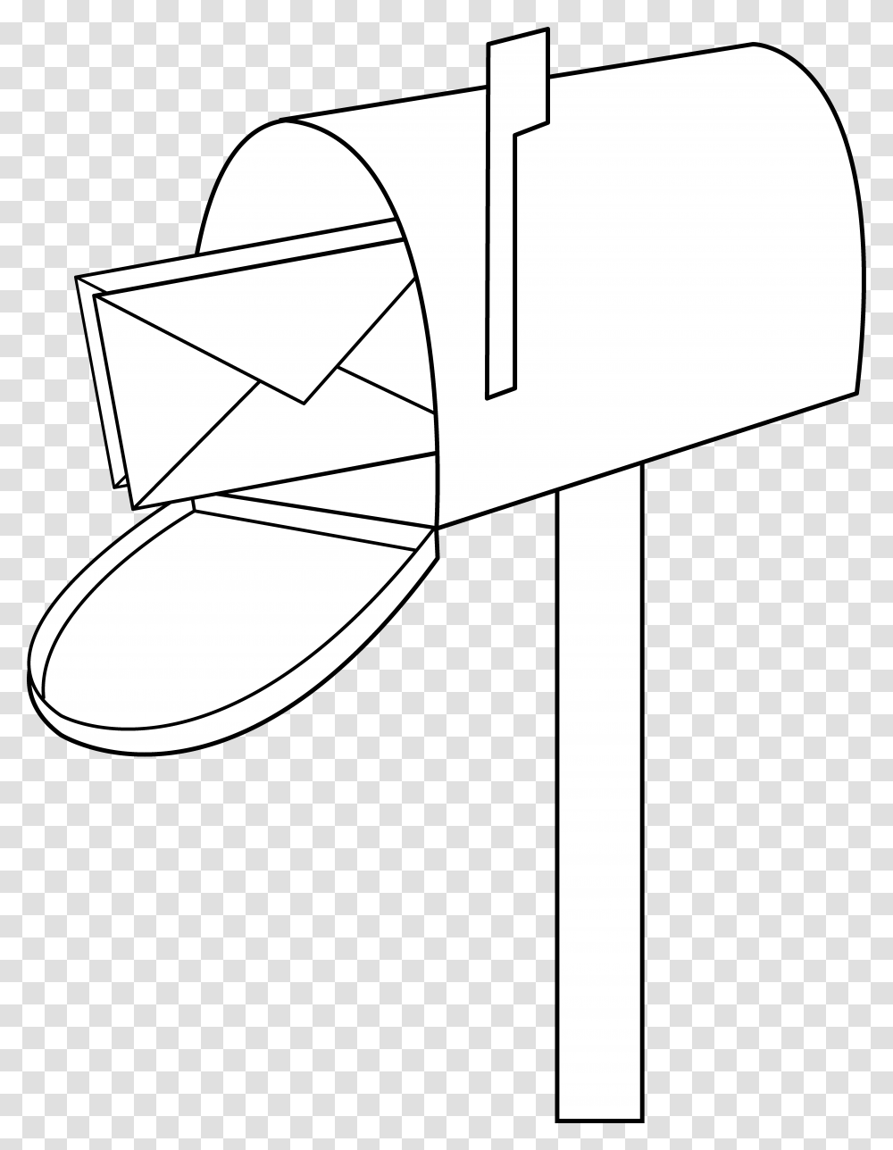 Mailbox 8 Pics Of Mail Cartoon Coloring Clipart, Apparel, Letterbox, Hat Transparent Png