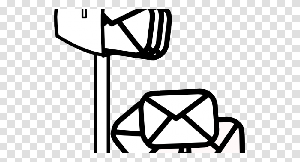 Mailbox Clipart Black And White, Lamp Transparent Png